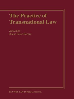 cover image of The Practice of Transnational Law